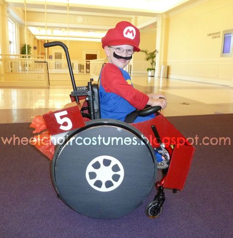 Wheelchair Costumes website with diy instructions Wheelchair Cosplay, Wheelchair Costumes, Disfraz Star Wars, Epic Halloween Costumes, Mario Costume, Amazing Halloween Costumes, Clever Halloween, Clever Halloween Costumes, Wheel Chair