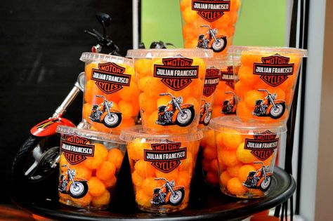 Harley Davidson Motorcycle Party Birthday Party Ideas | Photo 1 of 28 | Catch My Party Harley Party Decorations, Harley Davidson Party Favors, Harley Davidson Party Decorations, Harley Davidson 60th Birthday Party, Motorcycle 1st Birthday Party, Harley Davidson Birthday Party Ideas, Ktm Birthday Party Ideas, Harley Birthday Party, Motorcycle Party Ideas For Men