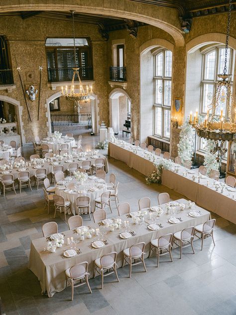 Neutral Elegance Banff Springs Wedding - Justine Milton | Calgary + Banff Wedding Photographer Banff Springs Hotel, Fairmont Banff Springs, Fairmont Banff, Banff Wedding, Indoor Wedding Receptions, Beautiful Wedding Reception, Wedding Reception Design, Rocky Mountain Wedding, Venue Decorations