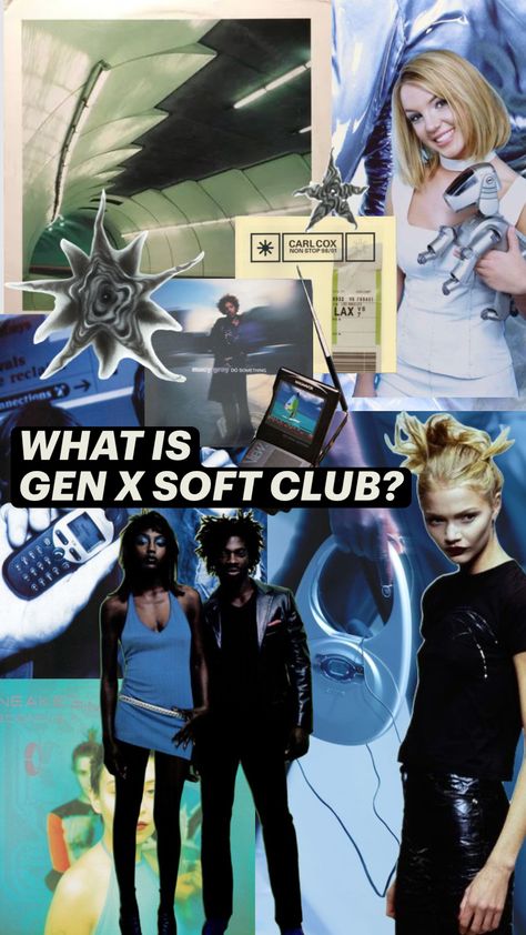 What is Gen x soft club? Read more at planetwoo.co #genxsoftclub #coreaesthetics #core #90saesthetic Y2k Institute, Gen X Soft Club, 6 Underground, Store Lighting, Y2k Soft, Macy Gray, Club Aesthetic, 90’s Aesthetic, Corner Store