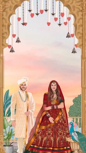 Rajasthani Wedding Invitation Template, Rajasthani Wedding Illustration, Rajasthani Wedding Card, Wedding Illustration Background, Rajasthani Wedding Invitation, Wedding Background Design, Wedding Couple Vector, Wedding Cards Design, Rajasthani Culture