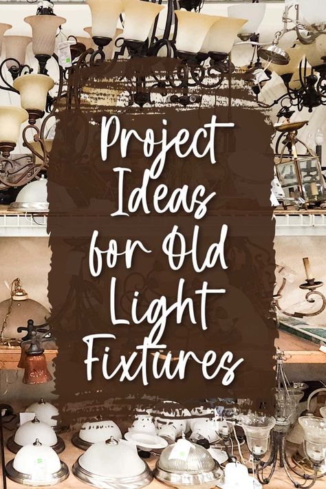 Repurposed Lamp Shades Upcycling Ideas, Upcycle Glass Light Globes, Old Light Fixtures Repurpose Garden, Upcycle Ceiling Fan Globes, Upcycled Lamps Ideas, Upcycle Old Light Fixtures, Diy Vintage Light Fixtures, Glass Lamp Shades Repurposed, Lamp Shade Crafts Projects Ideas