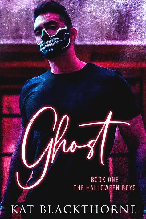 Ghost (The Halloween Boys #1) Kat Blackthorne, Dragon Shifter, Book Advertising, Ghost Books, Reverse Harem, Spooky Town, Hot Romance, Halloween Masquerade, New Fantasy