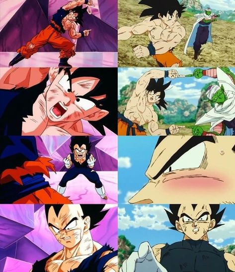 Fusion Dance Dbz, Dbz Pictures, Gogeta Super Saiyan 4, Fusion Dance, Vegeta Goku, Dbz Memes, Goku Y Vegeta, Deat Note, Db Z