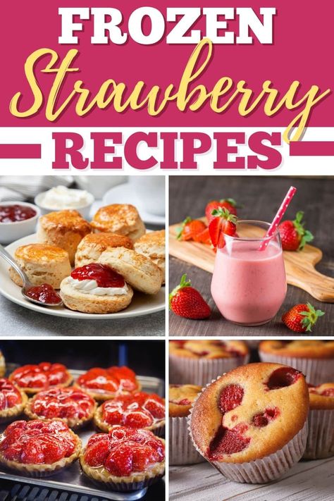 Frozen Strawberries And Bananas Recipes, Strawberry Desserts With Frozen Strawberries, Frozen Strawberry Breakfast Recipes, Recipes With Frozen Strawberries Easy, Frozen Sliced Strawberry Recipes, Strawberry Cobbler Frozen Strawberries, Strawberry Muffins Using Frozen Strawberries, Frozen Strawberries Recipes Easy, Strawberry Desserts Using Frozen Strawberries