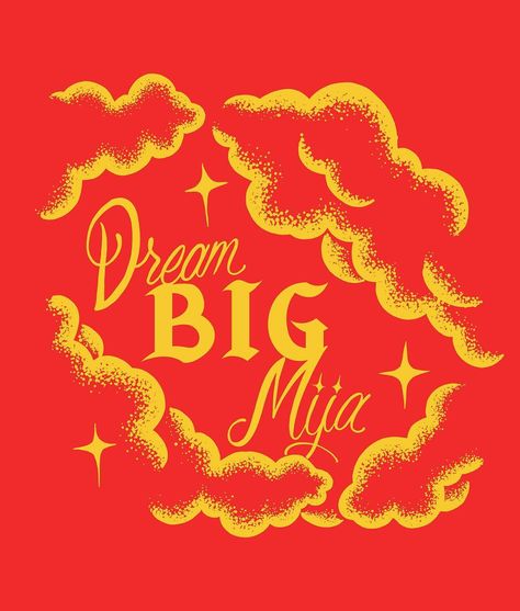 VIVA LA BONITA on Instagram: “☁️✨ Dream Big Mija. ☁️✨ New collection is coming soon. Our Dream Big Mija will include adult and kid tees, adult and kid sweaters, and home…” Latinas Quotes, Hispanic Art, Latina Power, Multimedia Arts, Animation Reference, Trippy Art, Art Inspiration Painting, Cute Images, Positive Life