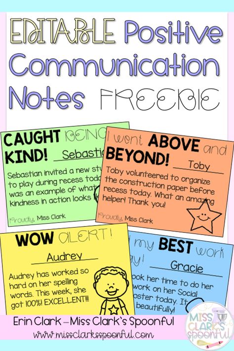 editable personalized positive notes home for the elementary classroom Positive Notes Home, Positive Communication, Parent Teacher Communication, Classroom Management Elementary, Teaching Classroom Management, Substitute Teaching, Notes To Parents, Classroom Behavior Management, Class Organization