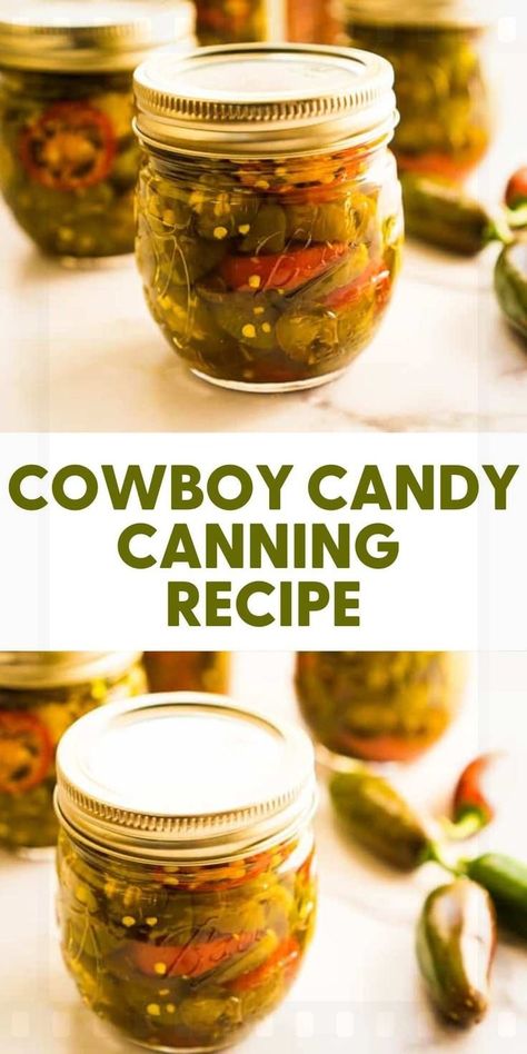 Learn how to make delicious candied jalapeños, also known as cowboy candy, with this simple recipe. Perfect for canning or enjoying fresh! Oven Dried Strawberries, Canned Jalapenos, Cowboy Candy, Candied Jalapenos, Canning Recipe, Water Bath Canning, Famous Recipe, Dried Strawberries, Pickle Relish