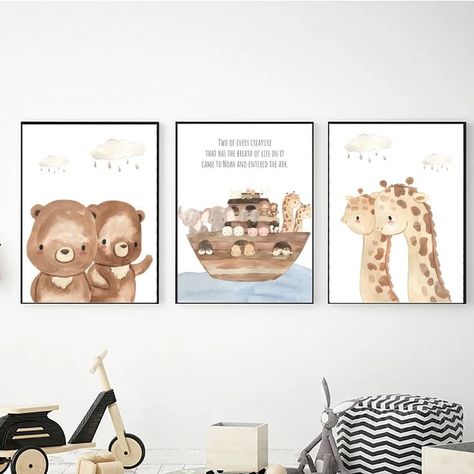 Noahs Arc Themed Nursery, Noahs Ark Themed Nursery, Noahs Ark Baby Room Themed Nursery, Noahs Ark Nursery Theme Gender Neutral, Noah’s Arch Nursery, Noah's Ark Nursery Theme, Bible Themed Nursery, Christian Nursery Ideas, Noah Ark Nursery