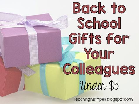 5 cute back to school gifts for teachers and colleagues all under $5.  Perfect as we start a new year! Gift For Teacher Colleague, Welcome Back Gifts For Teacher Coworkers, Back To School Gifts For Coworkers, Teacher Team Gifts Beginning Of Year, Gifts For Teacher Colleagues, Welcome Back Gifts For Coworkers, Teacher Welcome Back Gifts, Teacher Colleague Gifts, Back To School Gift Ideas