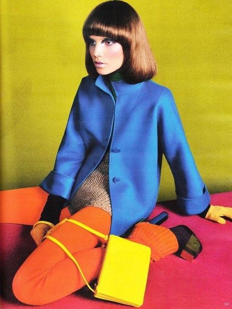 Sebastian Kim, Vogue Germany, A Woman, Editorial, Germany, Vogue, Orange, Yellow, Color