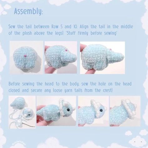 Pattern designed by @crochetedbyel Free patte@crochetedbyel you can find more free and exclusive patterns in the bio link enjoy!!. . . . #crochetamigurimi #crochetamigurumis #crochetamigurumis🧶 #crochetamigurumidolls #crochetamigurumibears #crochetamigurumi #crochetpatternsandtutorials #crochetpatternsforbeginners #crochetpatternsforsale #crochetpatternsuccess #crochetpatternshawl #crochetpatternsfree #crochetpatternstore #crochetpatternshop #crochetpatterns #crochetaddict #freepatternsamig... Triceratops Crochet Pattern, Amigurumi Plush, Yarn Tail, Pattern Store, Fun Crochet Projects, Shawl Crochet Pattern, Diy Crochet Projects, Toothless, Crochet Patterns For Beginners