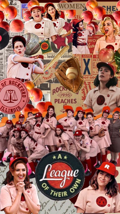 The Rockford Peaches 🍑 #aleagueoftheirownseries #aloto #leagueoftheirown #gretagill #carsonshaw #lupegarcia #jessmccready #lesbians #baseball #rockfordpeaches Rockford Peaches, Peaches, Serie Tv, Your Aesthetic, Creative Energy, Celebrity Crush, Iphone Wallpaper, Halloween Costumes, Created By