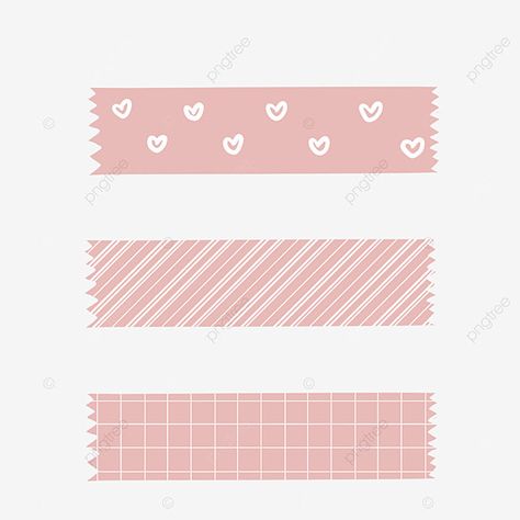 Pink Tape Aesthetic, Pink Washi Tape Printable, Washi Tape Stickers Png, Cute Washi Tape Png, Aesthetic Washi Tape Sticker, Cute Tape Png, Pink Stickers Png, Pink Washi Tape Png, Pink Scrapbook Aesthetic