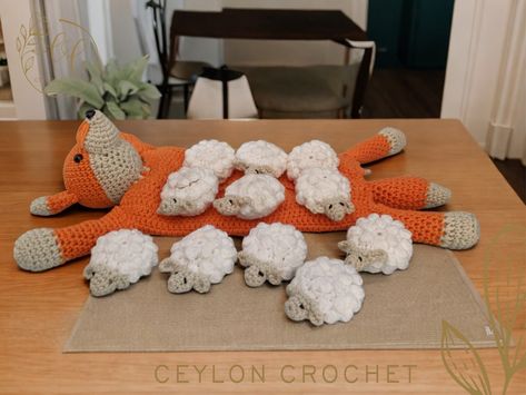 Crochet Memory Game, Crochet Sheep Pattern, Crochet Games, Crochet Taxidermy, Game Crochet, Fox Crochet Pattern, Game Cute, Crochet Terminology, Fox Crochet