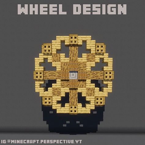 Minecraft Waterwheel, Minecraft Circles, Minecraft Mobile, Minecraft Steampunk, Minecraft Statues, Minecraft Decoration, Minecraft Structures, Bangunan Minecraft, Minecraft Farm