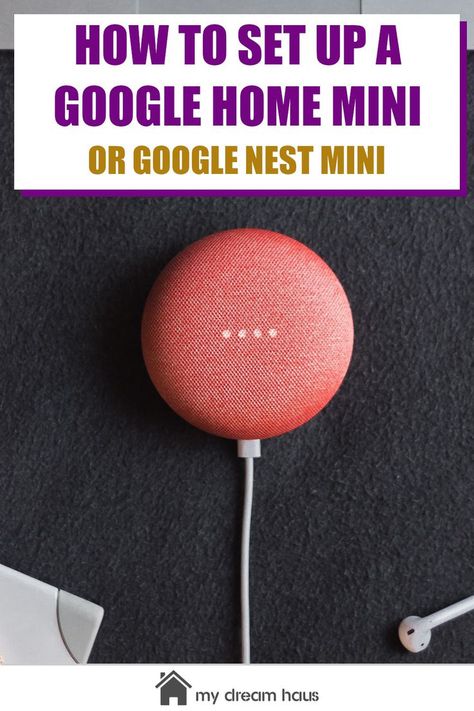 how to setup google home mini Google Nest Mini, Google Nest, Smart Speaker, How To Set Up, Google Home, Google Home Mini, My Dream, Mini Me, Speaker