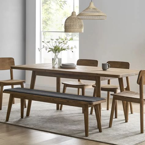 Best Castlery Furniture On Sale 2022 | POPSUGAR Home Table With Bench, Set Dining Table, Dining Set With Bench, Dinning Room Design, Cozy Spaces, Rental House, Dining Table With Bench, House Things, Retail Furniture