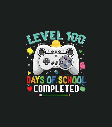 Are you looking for a stylish and comfortable 100 days of school completed unisex t-shirt? Look no further than our level 100 days of school completed shirt! Made from 100% cotton, this shirt is perfect for any student or fan of education. Printed with a colorful svg image of a student completing their 100th day of school, this shirt is sure to bring a smile to your face every time you wear it. Whether you're celebrating the accomplishment or just showing your support, our level 100 days of school completed shirt is the perfect way to show your dedication to learning. 100 days of school,100th day of school,100 days of school svg boy,100 days boy shirt,100 days boy svg,level 100 days svg,school shirt svg,100 days of school svg boys,level 100 days,100th day of school svg,back to school,schoo 100 Días De Clases, 100days Of School Shirt, 100th Day Of School Crafts, 100 Days Of School Svg, Diy Baby Headbands, Halloween Tee Shirts, School Spirit Shirts, Gamer Boy, Image Svg