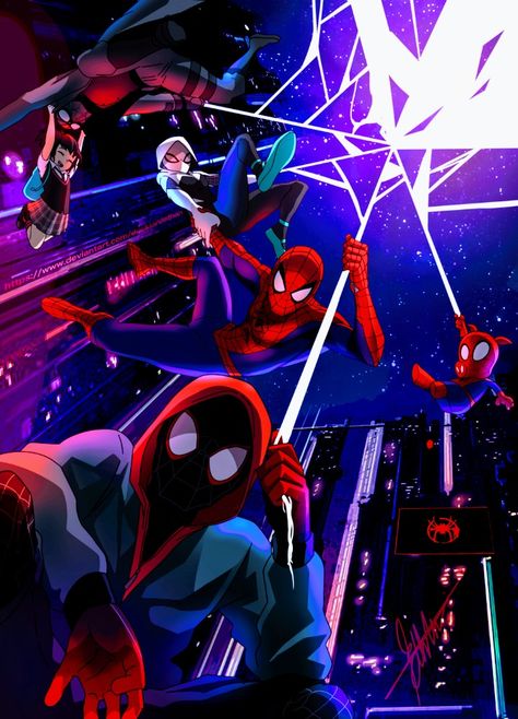 Miles Morales - Ultimate Spider-Man, Into the Spider-Verse Kapten Marvel, Spider People, All Spiderman, Image Spiderman, Into The Spider Verse, Miles Morales Spiderman, Univers Marvel, Spiderman Spider, Spiderman Artwork