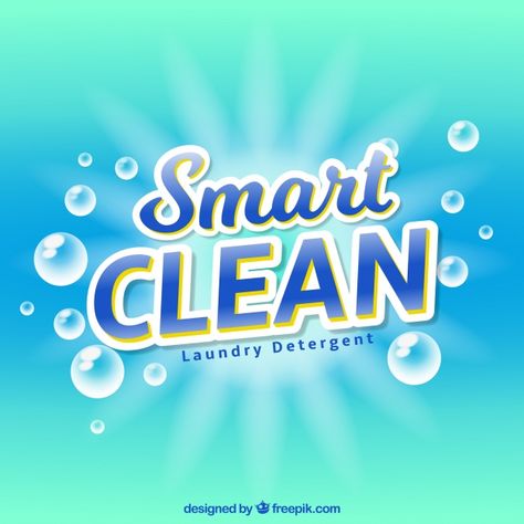 Blue background with detergent bubbles Free Vector Ticket Design Template, Clean Laundry Detergent, Laundry Detergent Bottles, Laundry Logo, Blue Packaging, Medical Packaging, Frozen Invitations, Background Water, Disinfecting Wipes