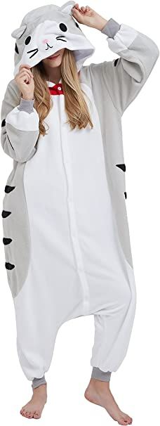 Amazon.com: Adult Animal Onesie Pajamas, Men and Women's Animal Cosplay Costume Sleepwear,Cheese Cat One-Piece Unisex Homewear : Clothing, Shoes & Jewelry Pyjamas Onesie, Cheese Cat, Pajamas Men, Cat Onesie, Animal Cosplay, Pajama Costume, Animal Onesie, Animal Pajamas, Unisex Onesies