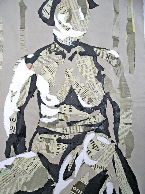 Collage: Life Drawing | by julie cochrane The Human Figure Art, Human Figure A Level Art, Human Forms Art, Human Body Gcse Art, Human Body Art Project, Human Figure Gcse Art, Human Forms Gcse Art, Human Form Art A Level, Collage And Drawing