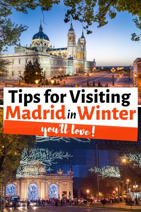 Madrid In Winter, Madrid Winter, Europe In The Winter, Visit Madrid, Spain Itinerary, Winter Travel Destinations, Madrid Travel, Winter Things, Best Trip