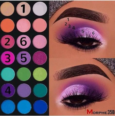 Revolution Eyeshadow Palette, Makeup Revolution Eyeshadow, Teknik Makeup, James Charles Palette, Revolution Eyeshadow, Makeup Morphe, Makeup Pictorial, Tutorial Eyeshadow, Apply Eyeshadow