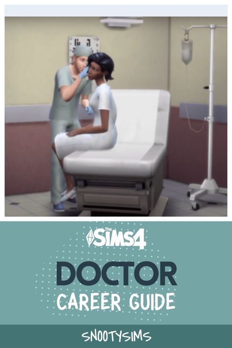 The Sims 4: Get to Work expansion pack introduces three new exciting active careers for Sims: Detective, Scientist, and Doctor. In this article, we’ll focus on The Sims 4 Doctor Career and discuss everything you need to know for your Sims to climb up this career ladder and be a successful doctor. Sims 4 Doctor Mod, Sims 4 Doctor Career, Sims 4 Greys Anatomy Cc, Sims 4 Doctor Cc, Medical Intern, Diving Lessons, Sims 4 Jobs, Medical Jobs, Doctor Costume