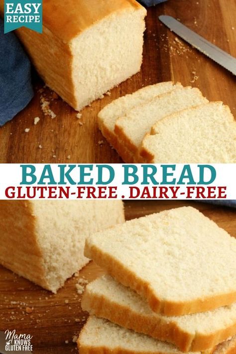 White Sandwich Bread, Dairy Free Bread, Homemade Gluten Free Bread, Best Gluten Free Bread, Pain Sans Gluten, Medicine Tips, Pan Sin Gluten, Sandwich Bread Recipes, Gluten Free Recipes Bread