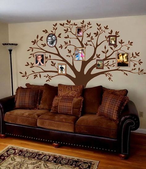 Amazon.com: MAFENT Giant Family Photo Tree Wall Decal Mural Art Vinyl Wall Stickers Living Room Baby Room Decor (Black) : Tools & Home Improvement Family Tree Photo Wall, Family Photo Tree, Family Tree Mural, Family Tree Photo Frame, Family Tree Photo, Family Wall Decals, Tree Mural, Family Photo Frames, Family Tree Wall Decal