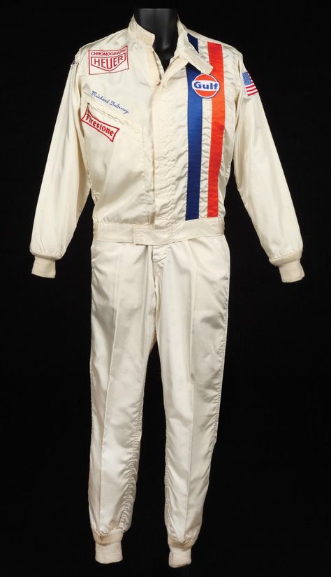 Actor Steve Mcqueen, Steve Mcqueen Le Mans, Sea Monkeys, Gulf Racing, Hollywood Costume, Men's Uniforms, Midas Touch, Races Outfit, Moto Vintage