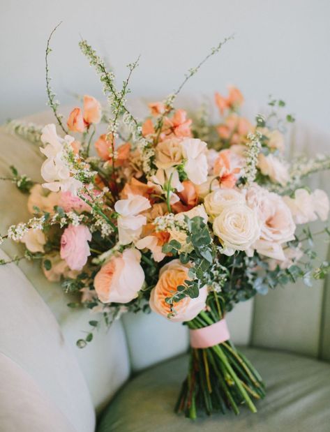 Simple Wedding Isles Decoration Indoor, Ranunculus Centerpiece Wedding, French Countryside Wedding Theme, Whimsical Bridesmaid Bouquet, October Wedding Florals, Blush Roses Bouquet, Whimsical Wedding Bouquet, Romantic Whimsical Wedding, Whimsical Wedding Flowers