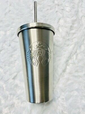 Starbucks Coffee 2015 Cold Cup Silver Stainless Steel 16Oz Tumbler Siren Mermaid | eBay Starbucks Studded Tumbler, Starbucks Coffee Tumbler, Starbucks Advertising, Studded Tumbler, Siren Mermaid, Kitchen Pantry Storage, Coffee Tumbler, Pantry Storage, Starbucks Coffee