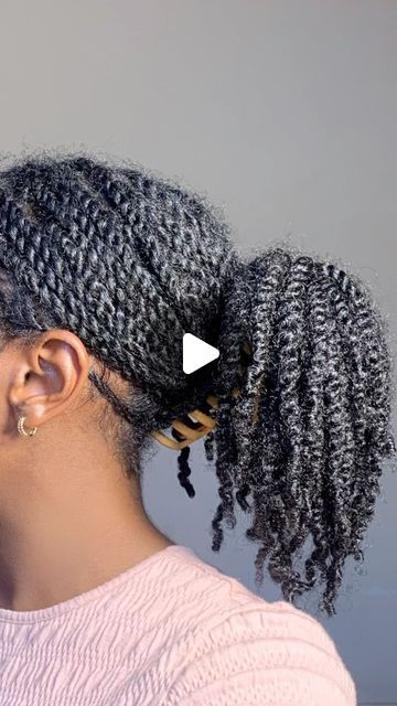 Bonu on Instagram: "Claw clip on minitwists hairstyle✨   #minitwists #minitwisthairstyles #clawcliphairstyle #naturalhair #protectivestyles #type4hair #naturalhairkenya" Mini Twists Natural Hair, Type 4 Hair, Mini Twists, Braided Ponytail, Claw Clip, Protective Styles, Hair Care, Curly Hair Styles, Twist