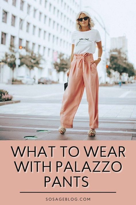 Style Palazzo Pants Outfit, Black Palazzo Pants Outfit Casual, How To Style Palazzo Pants Casual, Pink Palazzo Pants Outfit, Tops For Palazzo Pants Classy, Pallazo Outfits, White Palazzo Pants Outfit, Pallazo Pants Outfit, Palazzo Pants Outfit Casual