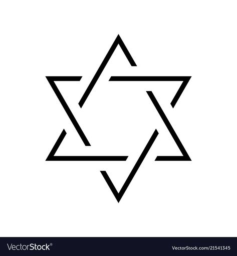 Star Tattoo, Jewish Star, Star Of David