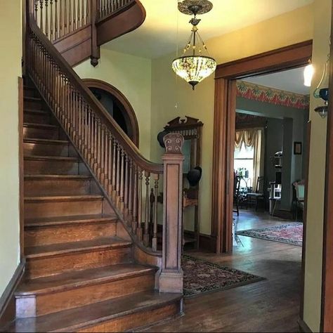 Dream House Aesthetic, Victorian Home Interior, Victorian Home, Dream House Rooms, Victorian House, Dream House Interior, Old House Dreams, House Room, Pocket Doors