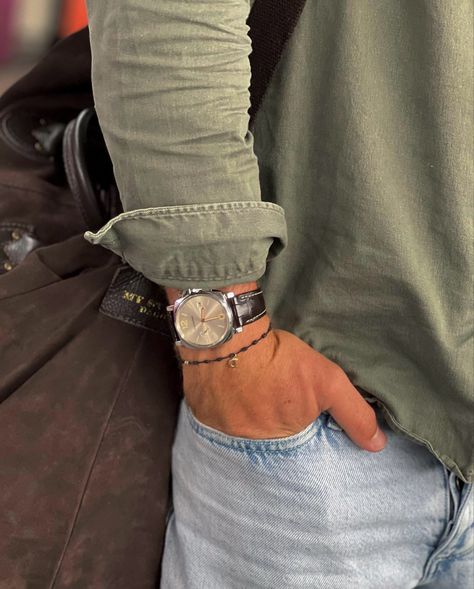 Men Wearing Watches, Summer Fashion Ideas, Style Inspiration Classic, Boyfriend Outfit, Jeans Street Style, Classy Outfits Men, Casual Chique, Elegant Man, Smart Casual Outfit