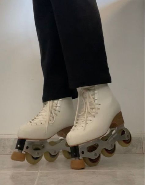 Inline Figure Skates, Inline Skates Aesthetic, Inline Skating Aesthetic, Inline Figure Skating, In Line Skates, Edea Figure Skates, Roller Aesthetic, Edea Skates, Figure Skates