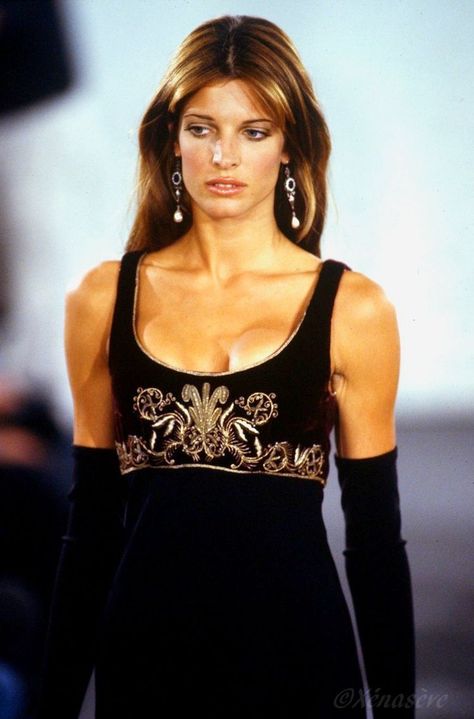 Yasmeen Ghauri, Nadja Auermann, Ralph Lauren 90s, 80s Hair Bands, Ralph Lauren Fall, 90s Runway, Stephanie Seymour, 90s Supermodels, 90s Models