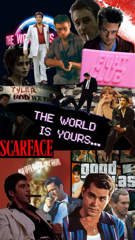 Goodfellas Aesthetic Wallpaper, Scarface Wallpaper Aesthetic, Scarface Aesthetic, Goodfellas Art, Scarface Wallpaper, Mafia Movies, Blinders Quotes, Scarface Movie, Gangster Films