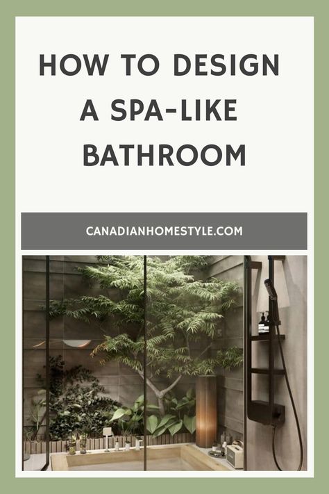 How to design a spa-like bathroom Luxurious Spa Room, Luxury Spa Bathroom Master Bath, Master Bath Spa Retreat Beautiful Bathrooms, Zen Garden Bathroom, Shower Spa Ideas, Spa Bathroom Plants Master Bath, Spa Inspired Bathroom Zen, Zen Spa Bathroom Ideas, Spa Like Master Bathrooms 2022