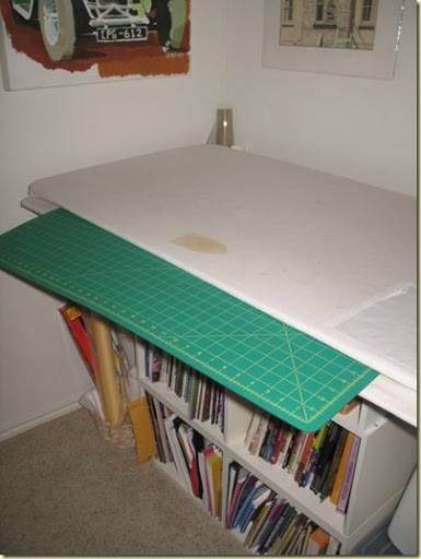 15 Inspiring Sewing Table Designs - The Sewing Loft Ironing Table, Sewing Room Inspiration, Sewing Room Storage, Sewing Spaces, Ironing Boards, Quilt Studio, Sewing Room Design, Dream Craft Room, Sewing Storage