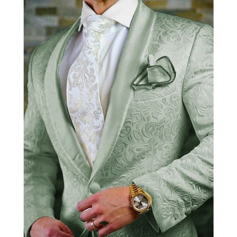 Gold Prom Suit, White Prom Suit, Purple Prom Suit, Pink Prom Suit, Red Prom Suit, Blue Prom Suit, Mens Suit Colors, Suits Green, Tuxedos For Wedding