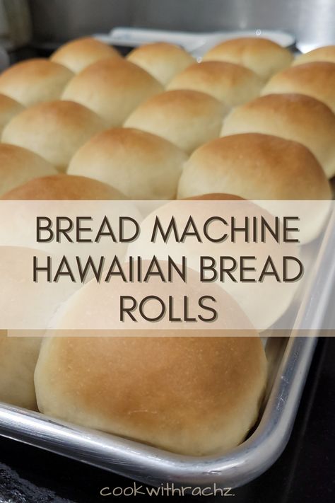 Hawaiian Rolls Sliders, Kitchenaid Bread, Homemade Hawaiian Rolls, Sliders Hawaiian Rolls, Hawaiian Rolls Recipe, Bread Machine Recipes Healthy, Hawaiian Bread Rolls, Bread Machine Rolls, Bread Machine Recipes Sweet