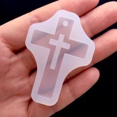 Hollow Latin Cross Mold | Christian Jewelry Making | Cross Pendant Mold | Resin Jewellery Mold | Halloween Decoden Supplies (34mm x 49mm) Decoden Supplies, Gothic Jewelry Diy, Resin Cross, Silicon Molds, Resin Jewelry Molds, Epoxy Resin Jewelry, Saint Thomas, Gothic Boho, Making Resin Jewellery