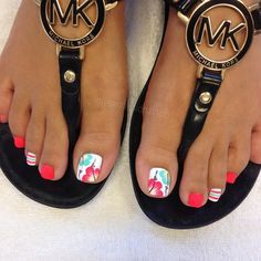 Pedicure Designs Toenails, Summer Pedicure, Unghie Nail Art, Toe Nail Color, Pretty Toe Nails, Summer Toe Nails, Cute Toe Nails, Pedicure Designs, Toe Nail Designs