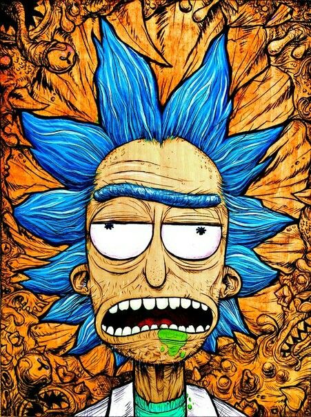 Rick Sanchez || Wallpaper for phone || Art || Cartoon Rick Sanchez, Rick And Morty, Home Ideas, To Share